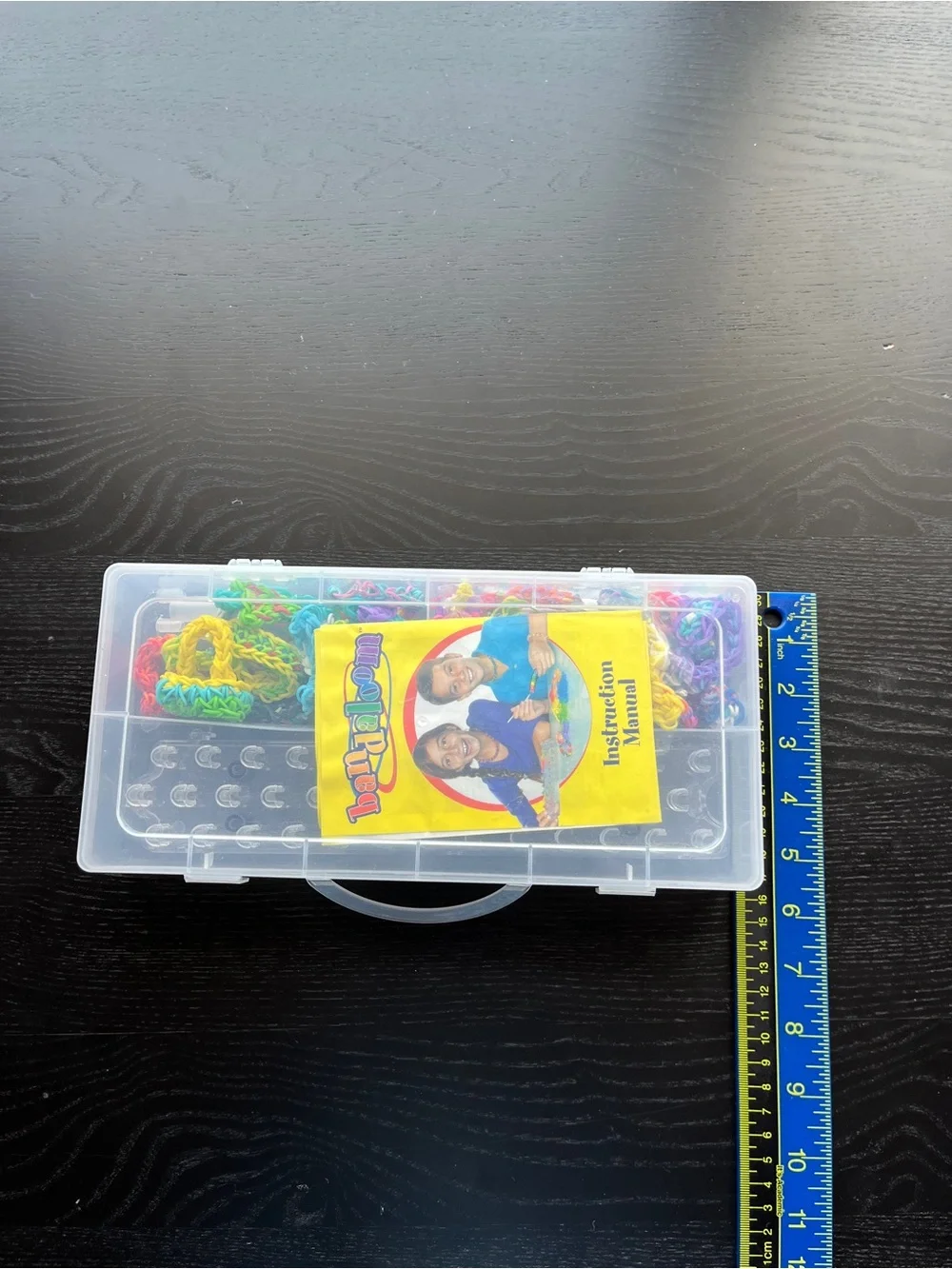 Bandaloom Rubber Band Bracelet Making Kit Craft Set Organizer & Instructions